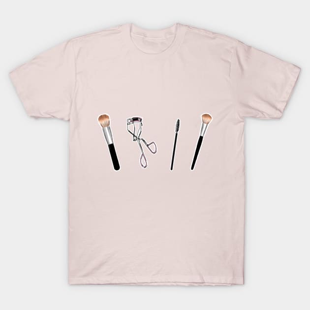 makeup stuff T-Shirt by basiaradkowska